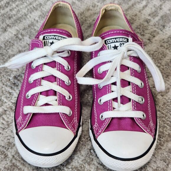 Converse women's Chuck Taylor All Star low tops purple size 7 - Picture 4 of 10
